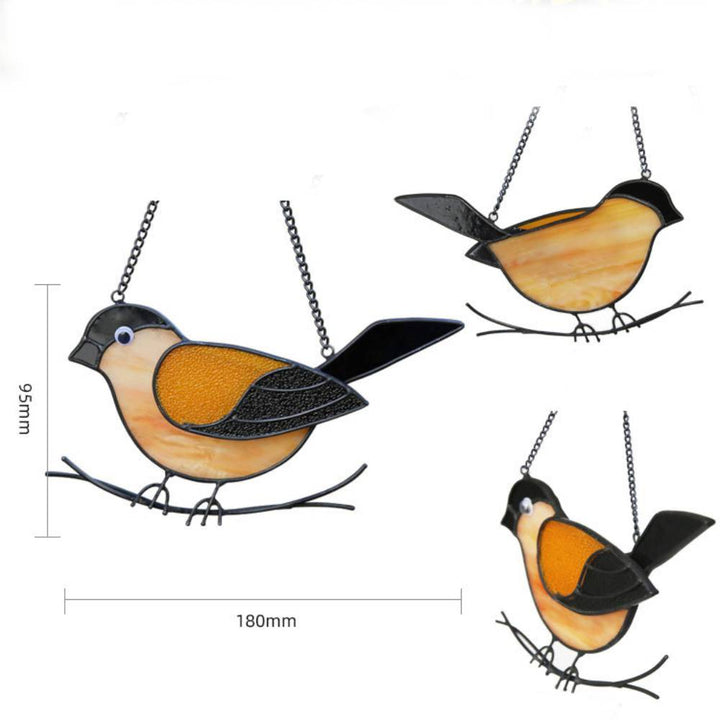 Sun Catcher Glass Birds Wall Window Hangings - Perfect Gifts for Bird Lovers
