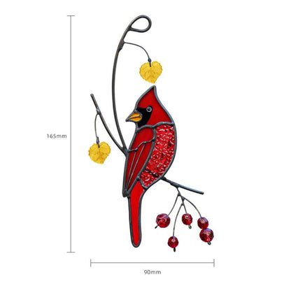 Sun Catcher Glass Birds Wall Window Hangings - Perfect Gifts for Bird Lovers