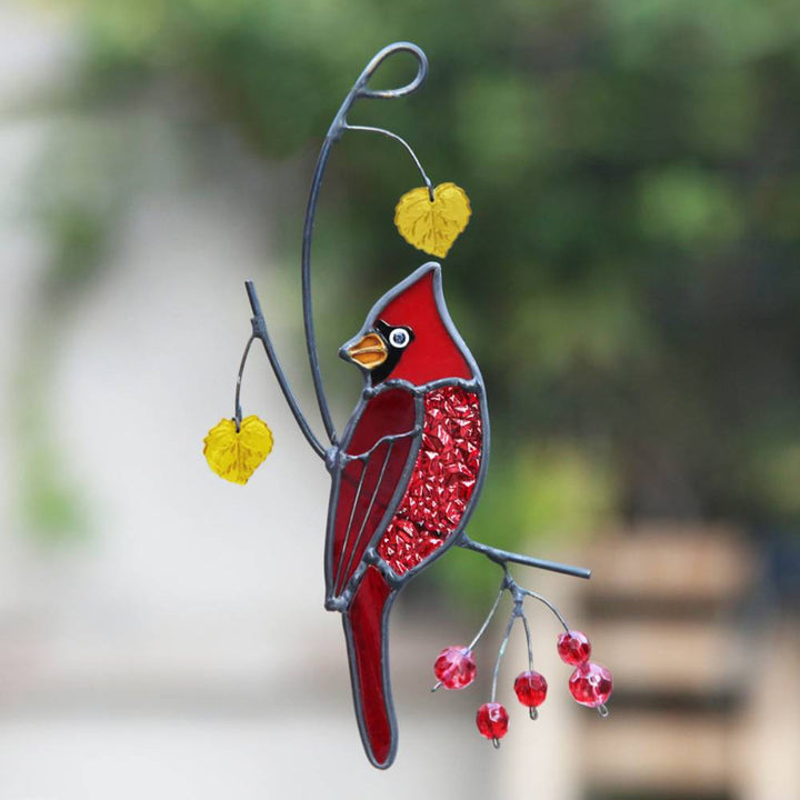 Sun Catcher Glass Birds Wall Window Hangings - Perfect Gifts for Bird Lovers