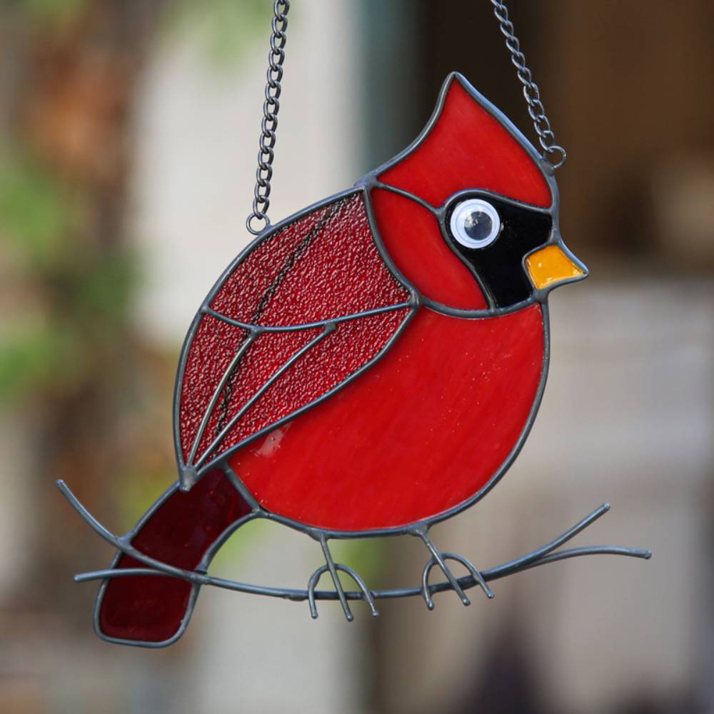 Sun Catcher Glass Birds Wall Window Hangings - Perfect Gifts for Bird Lovers
