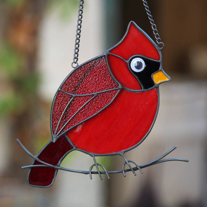 Sun Catcher Glass Birds Wall Window Hangings - Perfect Gifts for Bird Lovers