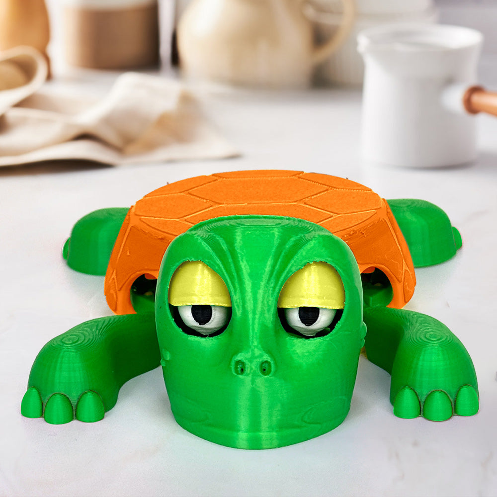 3D Printed Funny Turtle Coaster Creative Open Eyed Turtle Cup Holder Gift for Turtle Lover
