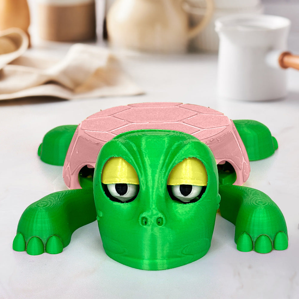 3D Printed Funny Turtle Coaster Creative Open Eyed Turtle Cup Holder Gift for Turtle Lover