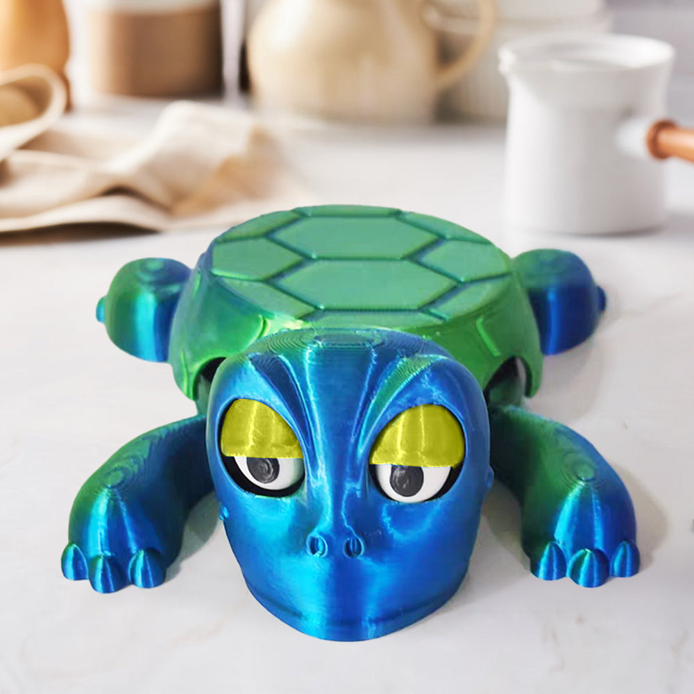 3D Printed Funny Turtle Coaster Creative Open Eyed Turtle Cup Holder Gift for Turtle Lover