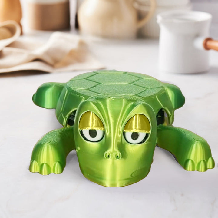 3D Printed Funny Turtle Coaster Creative Open Eyed Turtle Cup Holder Gift for Turtle Lover