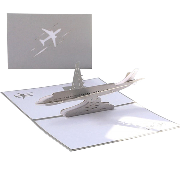 Father's Day Card Airplane 3D Pop Up Greeting Card for Him