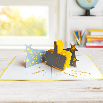 Congrats Graduation Praise 3D Pop Up Card Newly Grads Congratulations Greeting Card