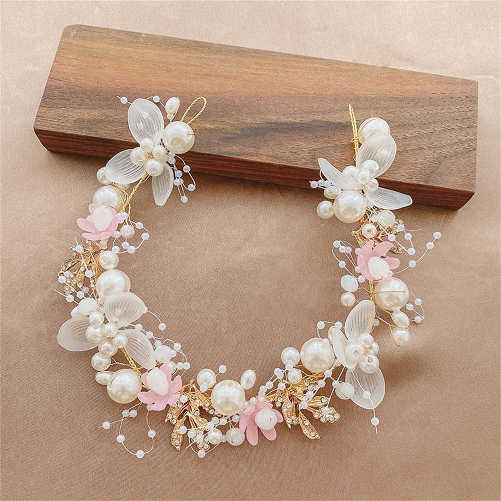 Wedding Flower Girl Crown Flower Tiara Bohemian Flower Crown