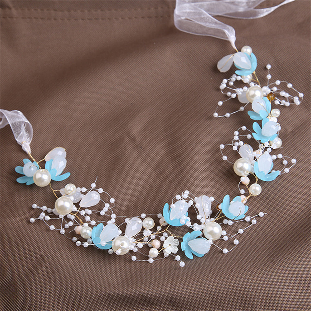 Wedding Flower Girl Crown Flower Tiara Bohemian Flower Crown