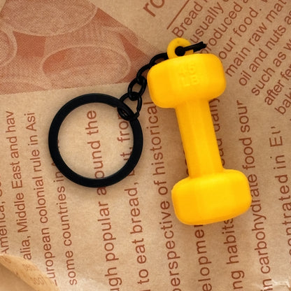 Dumbbell Keychain Accessories Equipment Pendant Mini Backpack Keychain