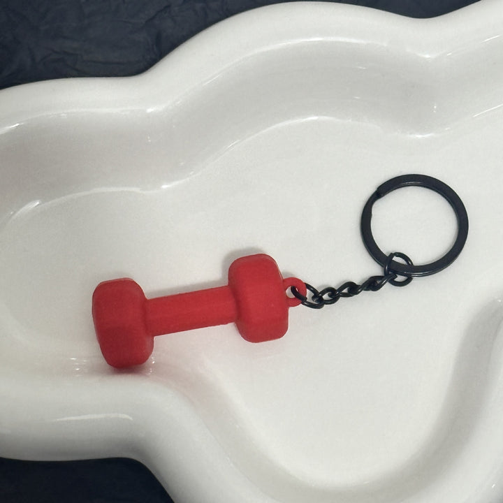 Dumbbell Keychain Accessories Equipment Pendant Mini Backpack Keychain