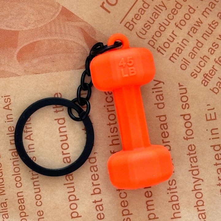 Dumbbell Keychain Accessories Equipment Pendant Mini Backpack Keychain