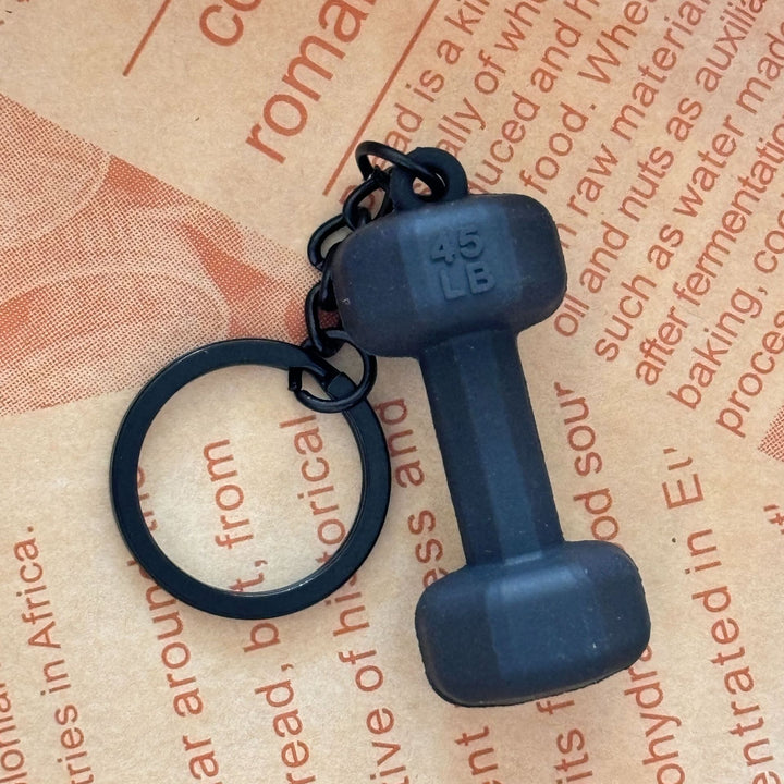 Dumbbell Keychain Accessories Equipment Pendant Mini Backpack Keychain