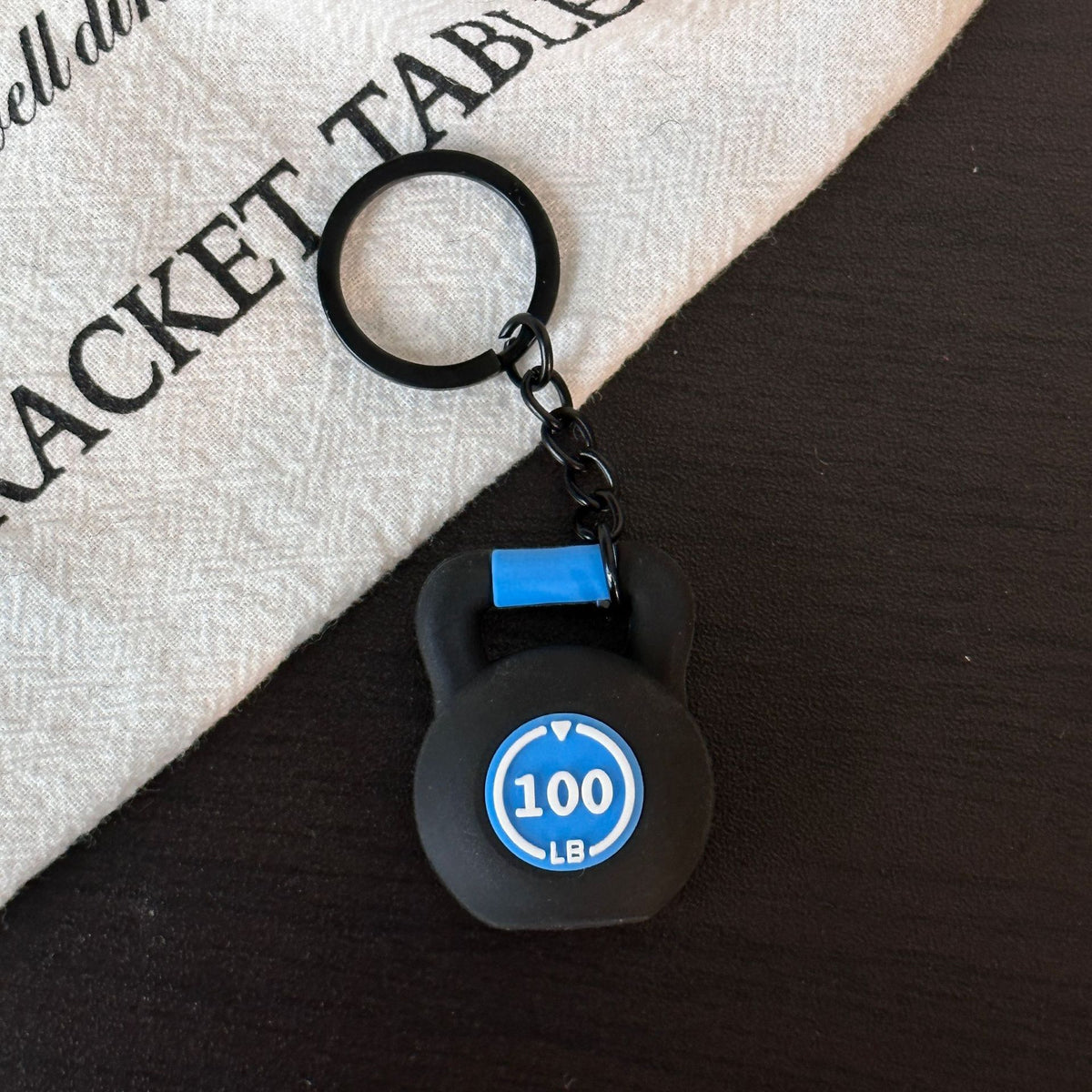 Mini Fitness Equipment Mini Kettlebell Rubber Keychain Accessories Equipment Pendant Backpack Keychain