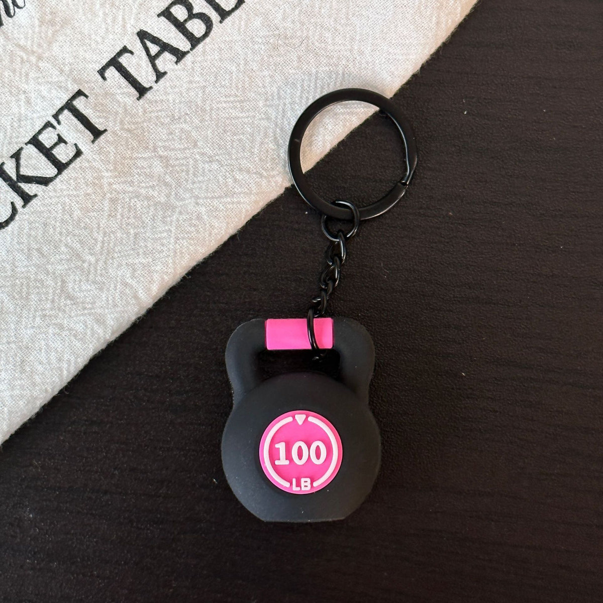 Mini Fitness Equipment Mini Kettlebell Rubber Keychain Accessories Equipment Pendant Backpack Keychain