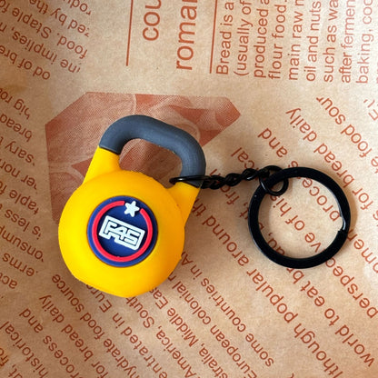 Mini Fitness Equipment Mini Kettlebell Keychain Accessories Equipment Pendant Backpack Rubber Keychain
