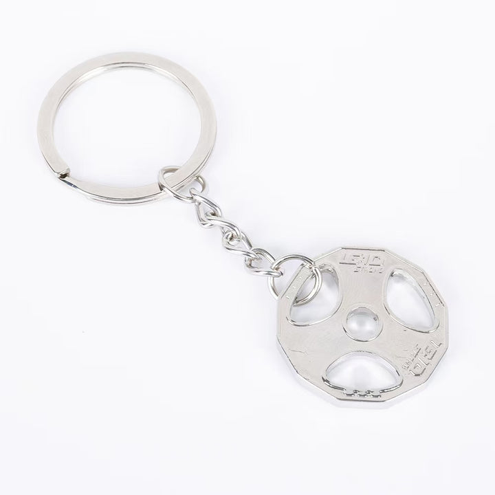 Dumbbell Metal Keychain Accessories Equipment Kettlebells Dumbbells Boxing Pendant Mini Fitness Keychain