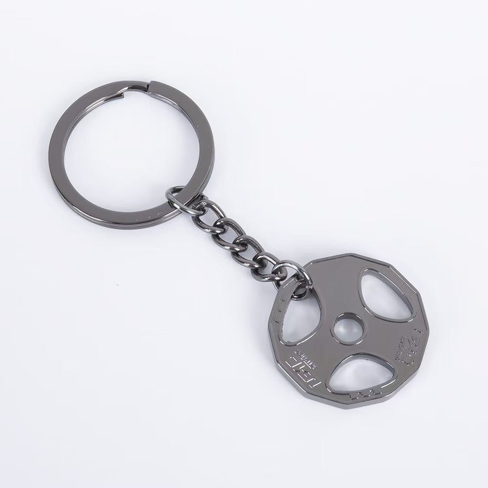Dumbbell Metal Keychain Accessories Equipment Kettlebells Dumbbells Boxing Pendant Mini Fitness Keychain