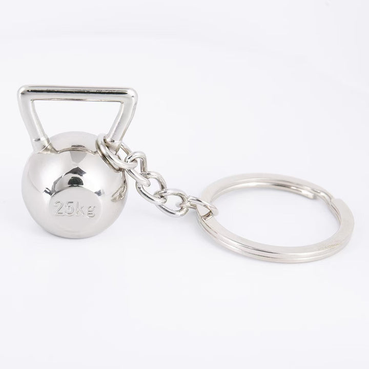 Dumbbell Metal Keychain Accessories Equipment Kettlebells Dumbbells Boxing Pendant Mini Fitness Keychain