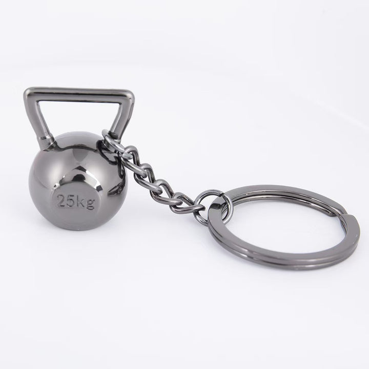 Dumbbell Metal Keychain Accessories Equipment Kettlebells Dumbbells Boxing Pendant Mini Fitness Keychain