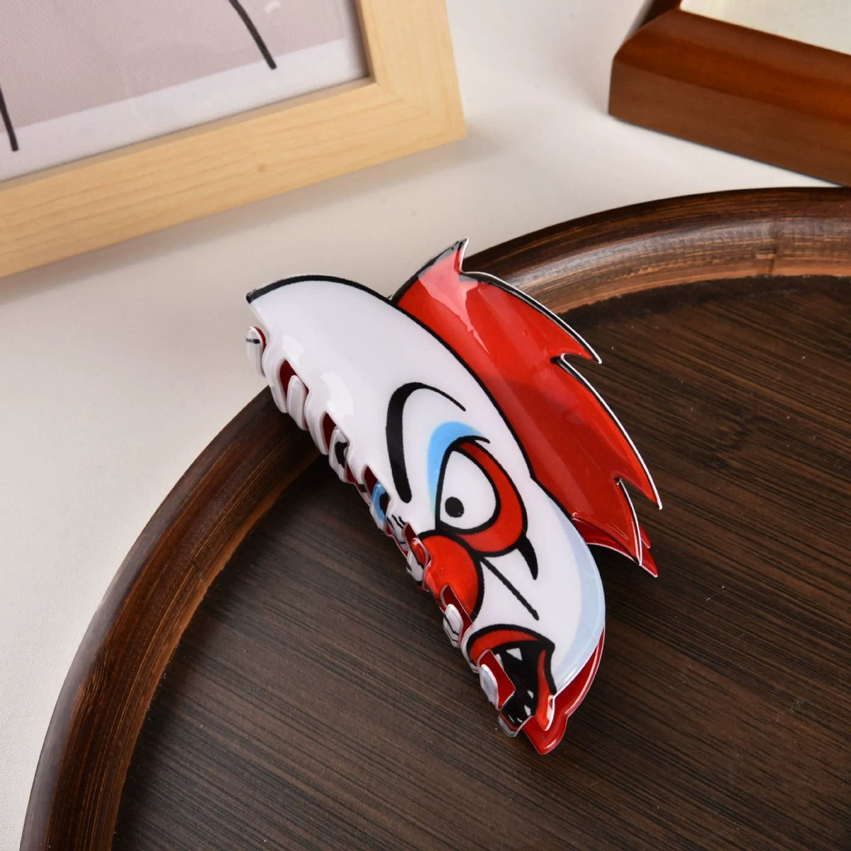 Halloween Clown Ghost Face Hair Clip Back Of The Head Hair Clip Shark Hair Clip Headdress Hairpin Ladies Halloween Gift