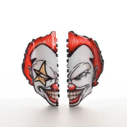 Halloween Clown Ghost Face Hair Clip Back Of The Head Hair Clip Shark Hair Clip Headdress Hairpin Ladies Halloween Gift