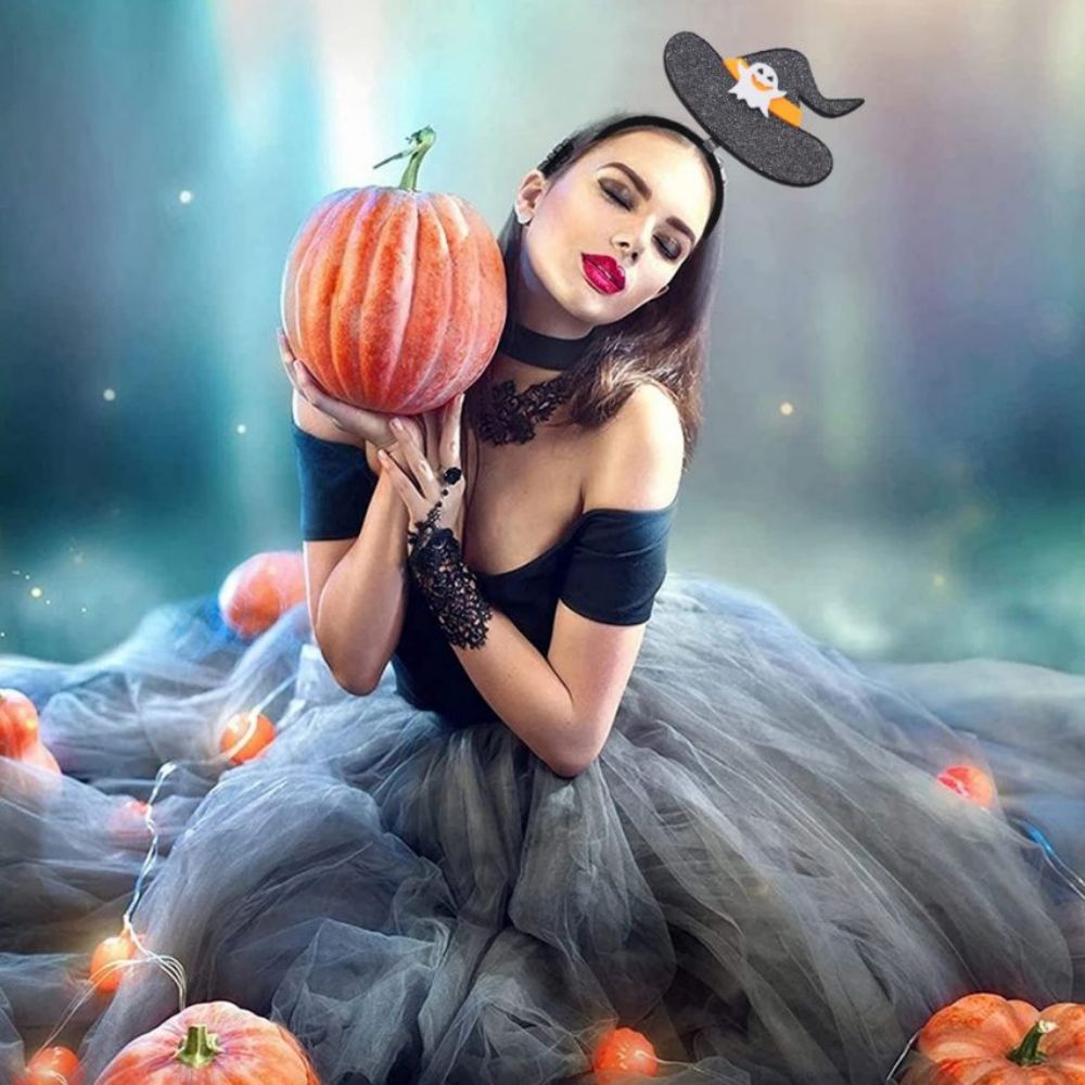 6 Pcs Halloween Headbands Halloween Hair Hoop for Party Supply Cosplay Decoration