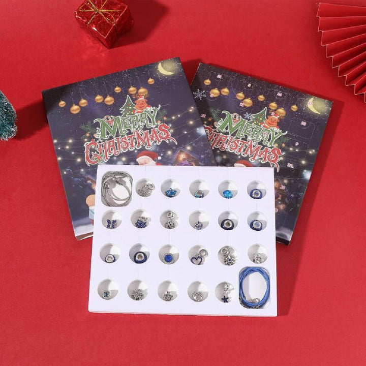 Christmas Gifts Advent Calendar Charm Christmas Countdown Calendar Box Set DIY Charm Jewellery