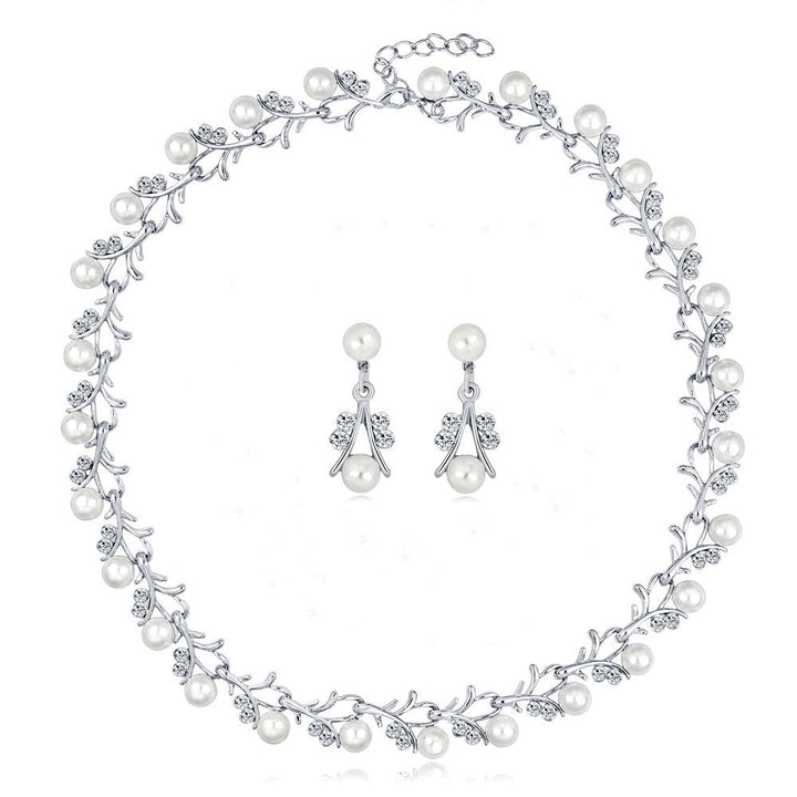 Pearl Jewelry Set Pearl Wedding Jewelry Gold Wedding Jewelry Bridesmaid Jewelry Bridal Jewelry Set