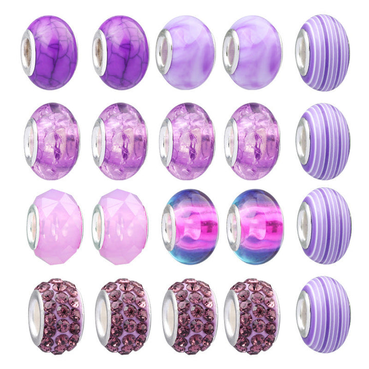DIY Bracelet Making Kit with Beads Colorful Bracelets Set with Gift Box Gift for Girls