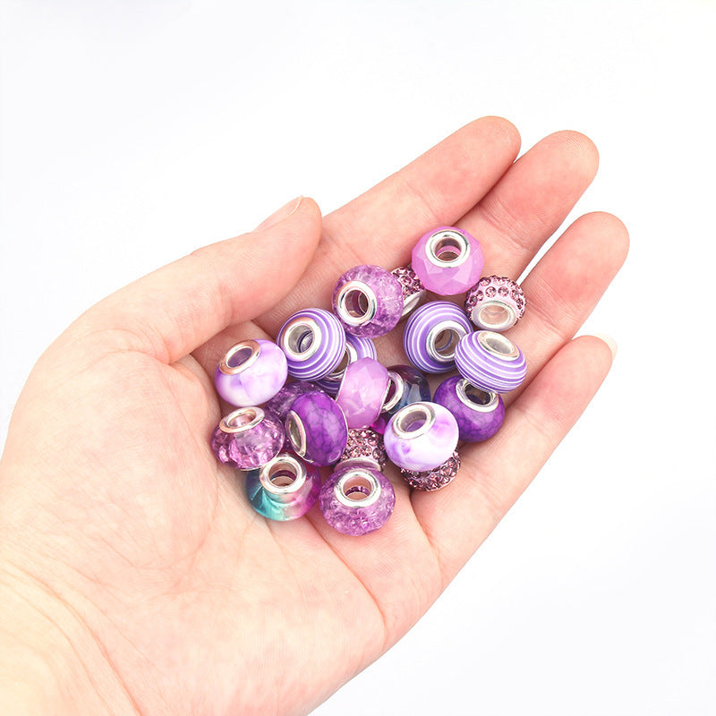 DIY Bracelet Making Kit with Beads Colorful Bracelets Set with Gift Box Gift for Girls