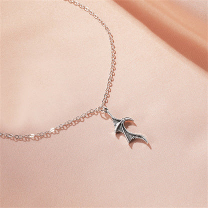 Personalized Couple Necklace Matching Devil Wing Necklaces for Couples Valentine's Gift for Lover