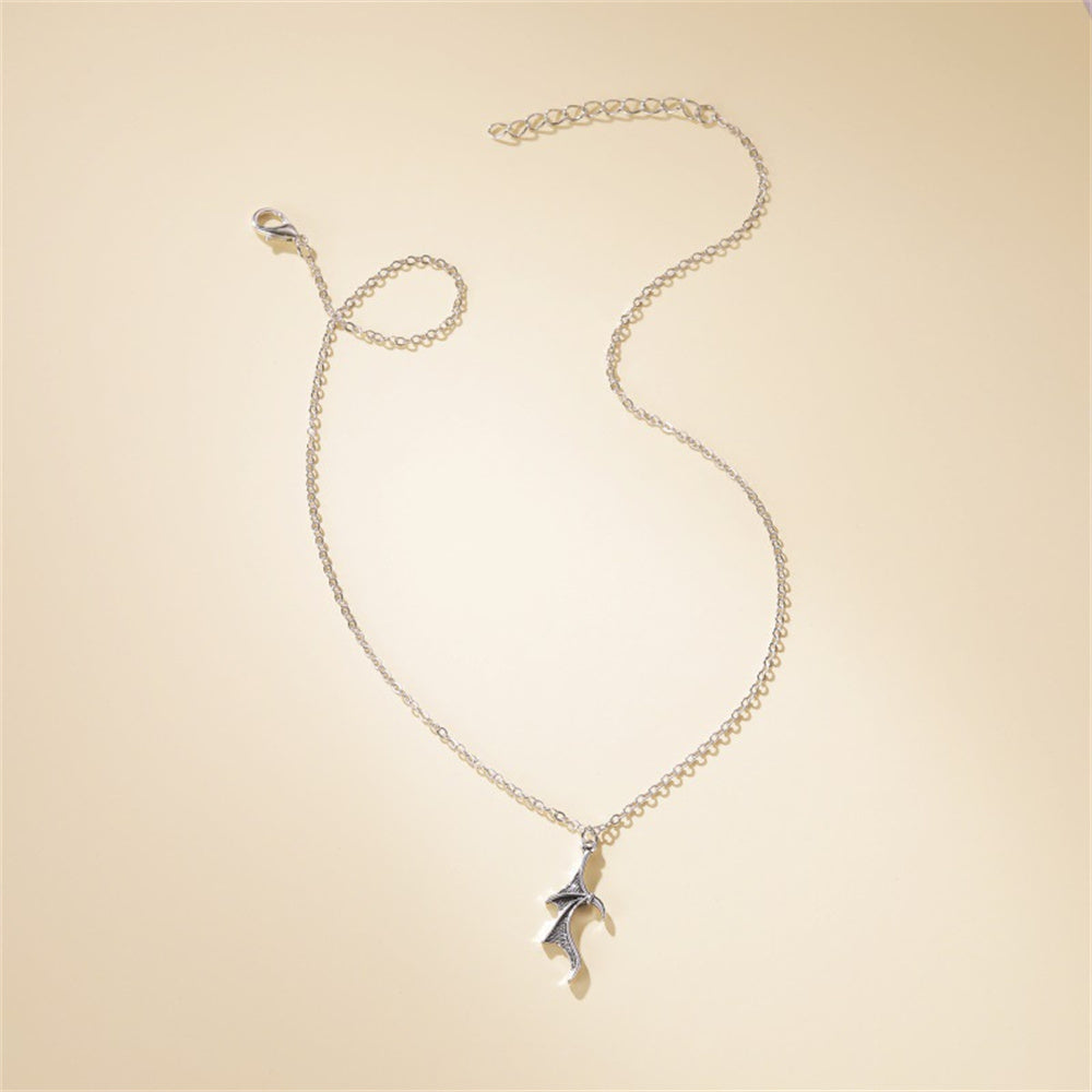 Personalized Couple Necklace Matching Devil Wing Necklaces for Couples Valentine's Gift for Lover