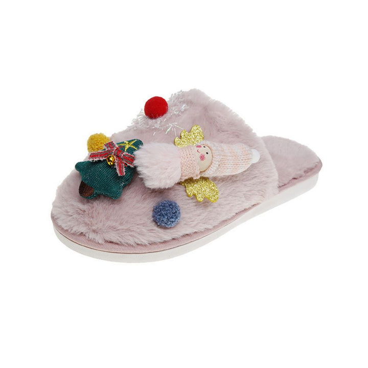 Christmas Slippers Christmas Tree Angel Comfortable Slippers