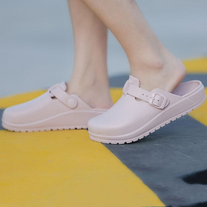 Laboratory Clogs Comfort Mules Close Toe Nurse Shoes Slip On Garden Shoes