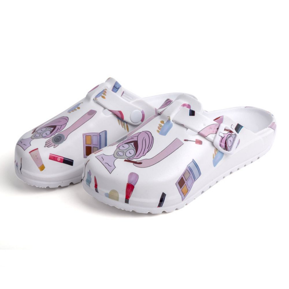 Laboratory Clogs Comfort Mules Close Toe Nurse Shoes Slip On Garden Shoes