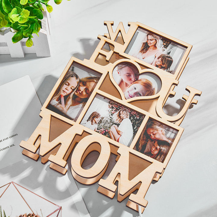 Custom Photo Night Light We Love You Creative Gifts for Mom