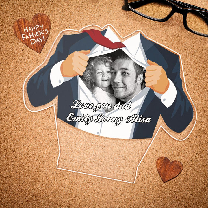 Father's Day Special Suit Led Night Light Best Gift for Father