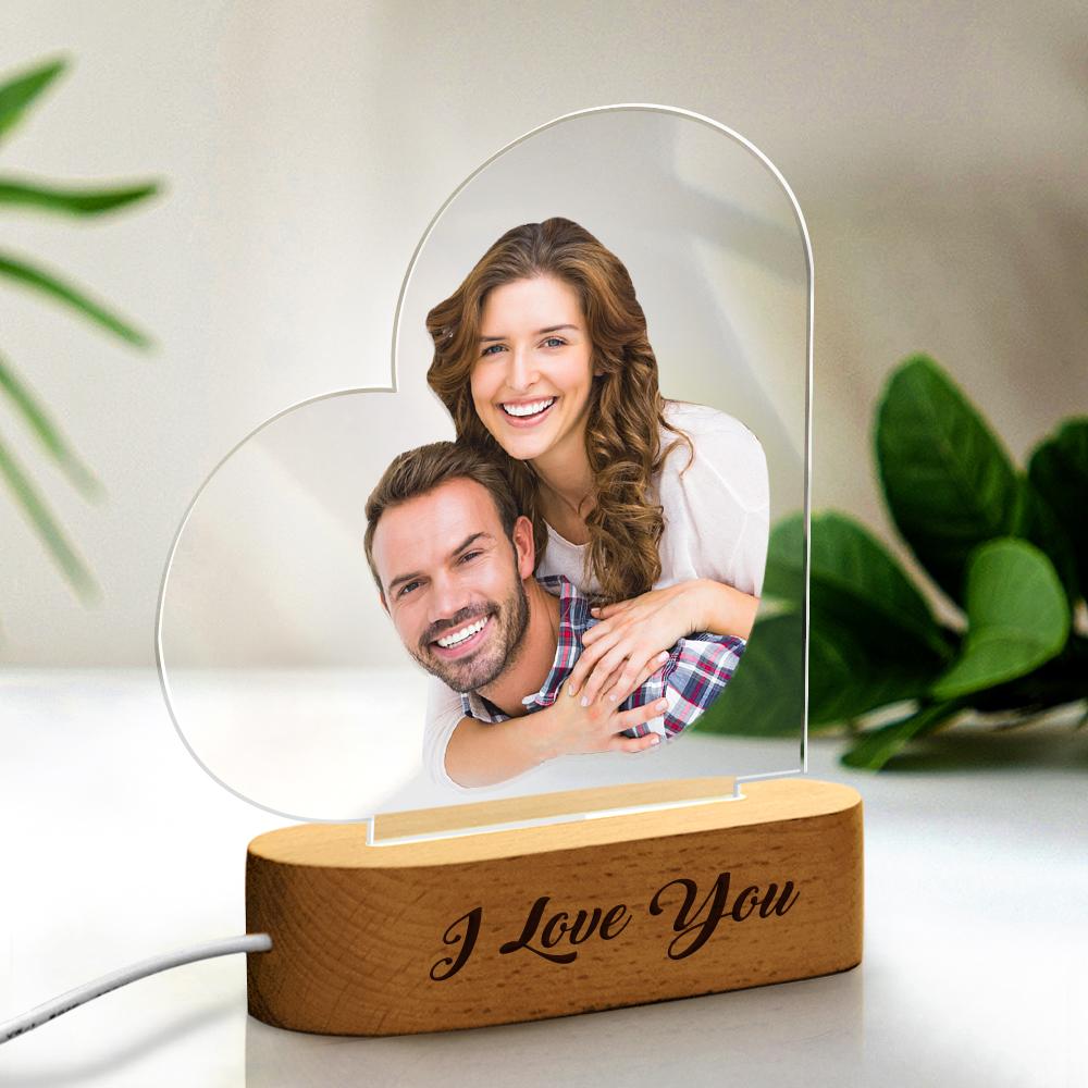 Customized Night Light Personalized Text Photo Night Light Personalized Gift