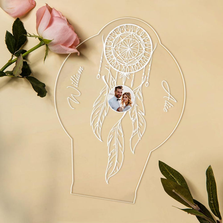 Personalized Dream Catcher Home decor lights Custom Night Light Home Decor