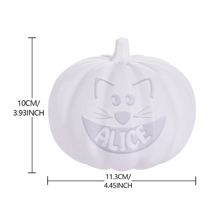 Personalized Halloween Pumpkin Light Custom Cat Light Custom Light Up Jack-o-lantern Halloween Decor