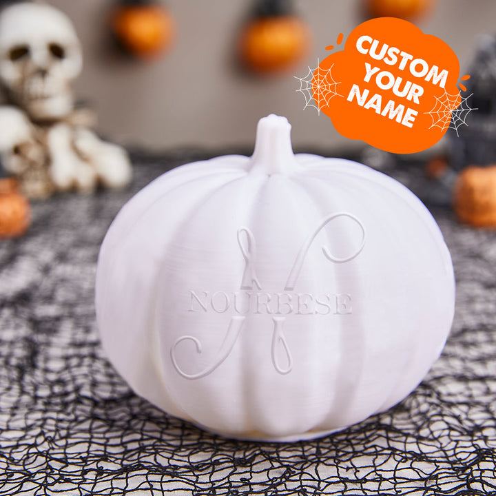 Personalized Halloween Pumpkin Light Custom Name Light Custom Light Up Jack-o-lantern Halloween Gift - N