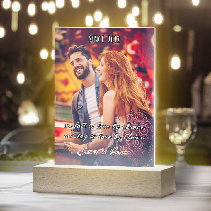 Personalized Stay In Love Custom Photo Led Lamp,Keychain/Plaque/Night Light