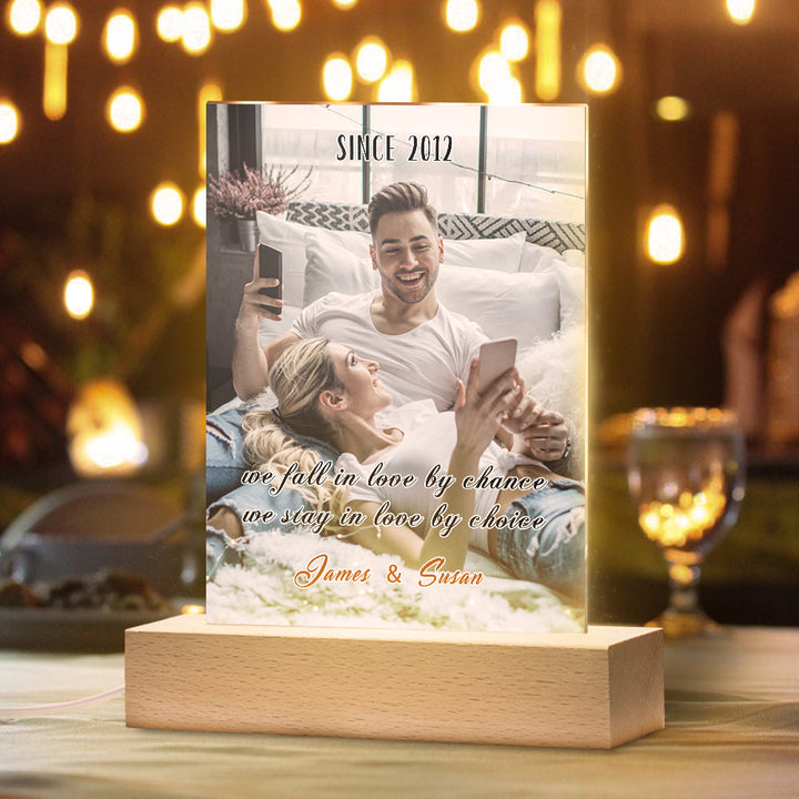 Personalized Stay In Love Custom Photo Led Lamp,Keychain/Plaque/Night Light