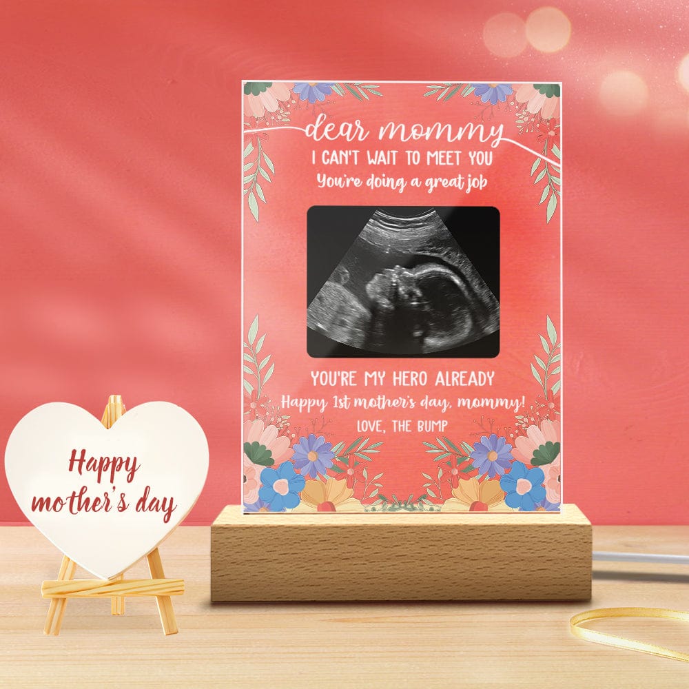 Personalized Night Lamp Dear Mommy You're My Hero Already First Mother's Day Gifts