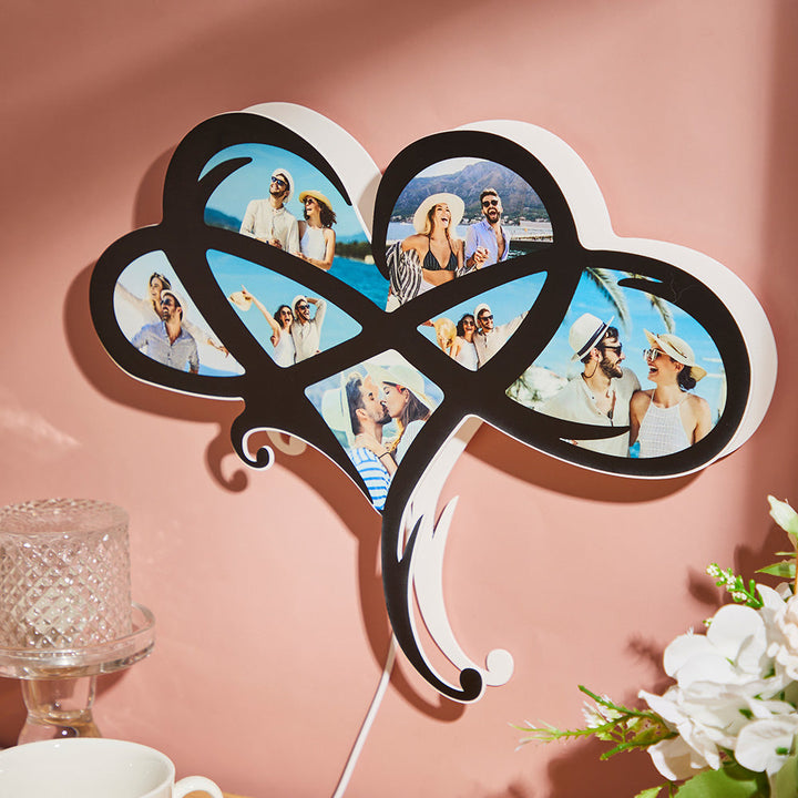 Custom Photo Night Light Infinite Love Home Gifts