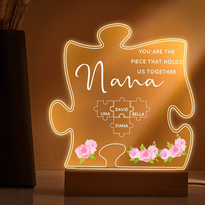 Personalized Night Light Custom Name Mother's Day Gift for Nana