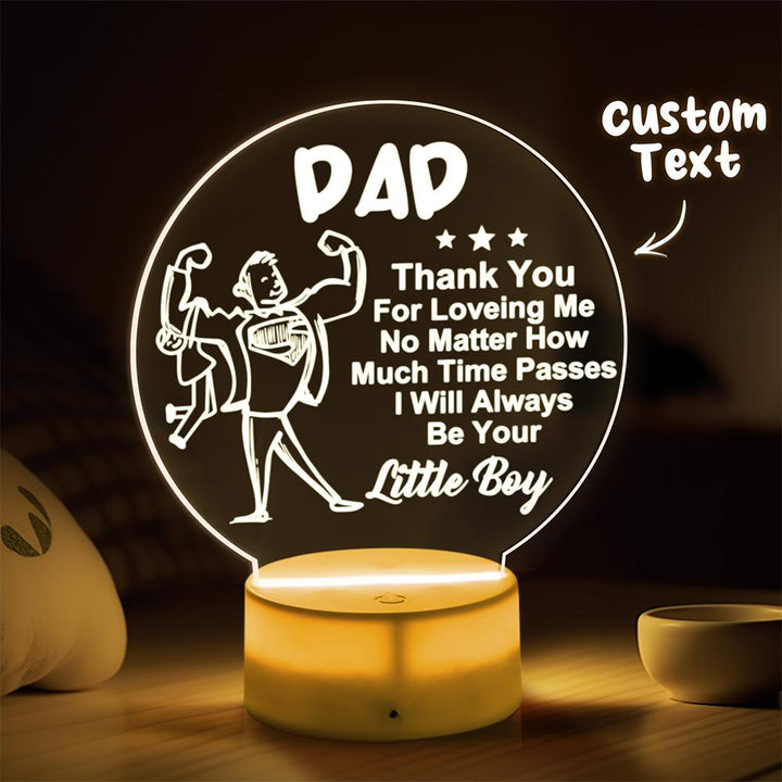 Gifts For Dad From Daughter And Son - Dad Birthday Gifts Night Light, Dad Gifts For Father's Day