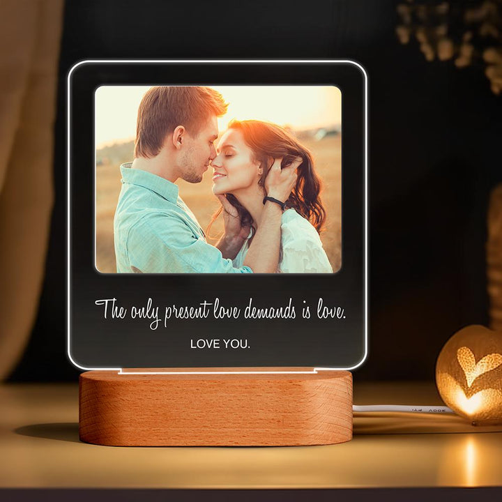 Father's Day Gifts Custom Photo Night Light Collage LED Light Gift For Him