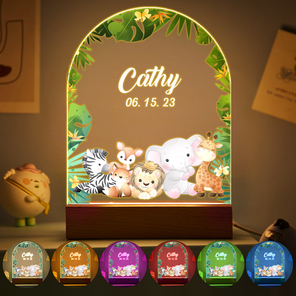 Custom Name Christmas Tree Personalized Santa Elk Night Light Bedroom Christmas Gift 3D Room Decor Night Light Desk Lamp Night Light Gift